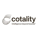 Cotality logo with a circular woven emblem to the left and the wordmark 'cotality' with the tagline 'Intelligence beyond bounds'.