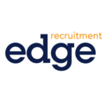 Edge Recruitment logo: blue 'edge' text with orange 'recruitment' above.