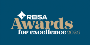 REISA Awards for Excellence 2026 banner on a dark teal background with white and gold typography